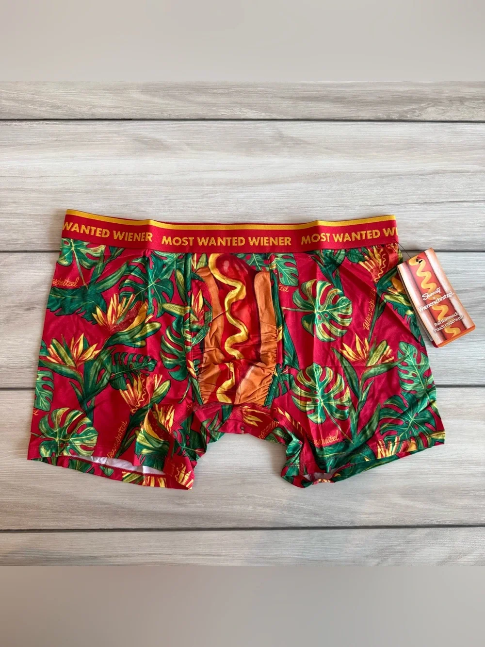 Shinesty Ball Hammock Boxer Fly The Weiner In Paradise Red XL NWT IN PACKAGE